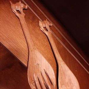 Vintage wooden spoons